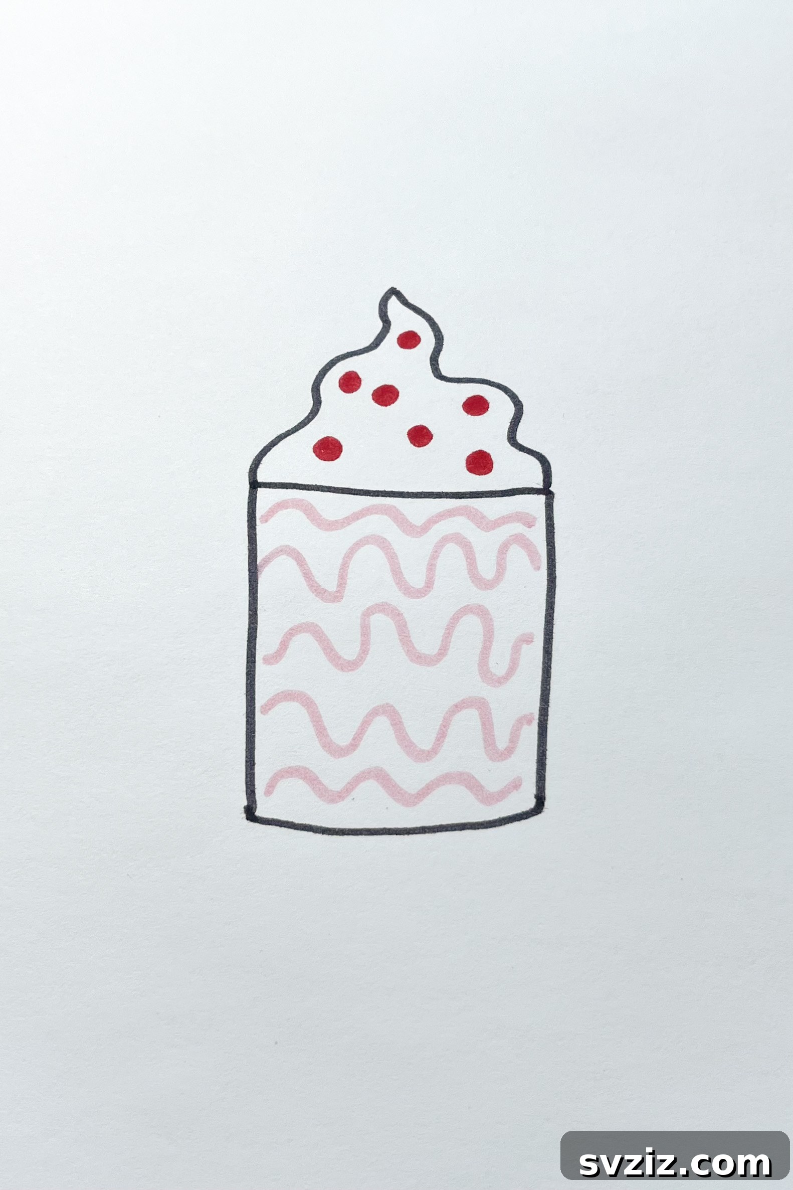 Whimsical Food Sketchbook Starters 30 strawberry milkshake drawing