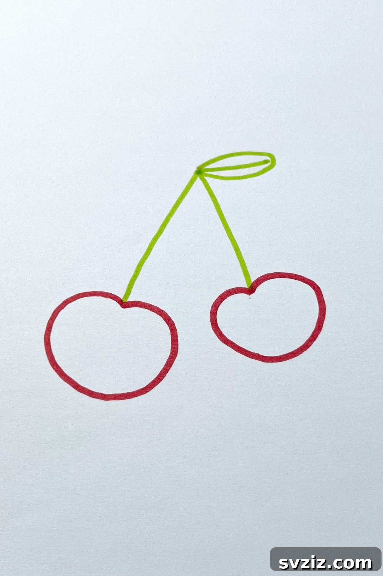 Whimsical Food Sketchbook Starters 10 cherry drawing