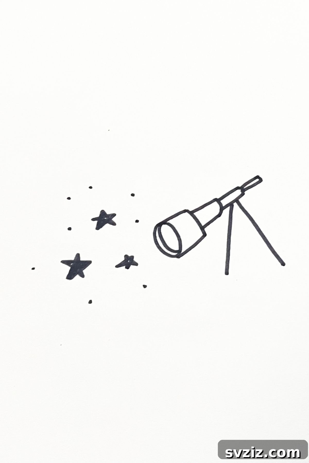 31 Cosmic Drawing Inspirations 23 Detailed telescope drawing idea for astronomy enthusiasts