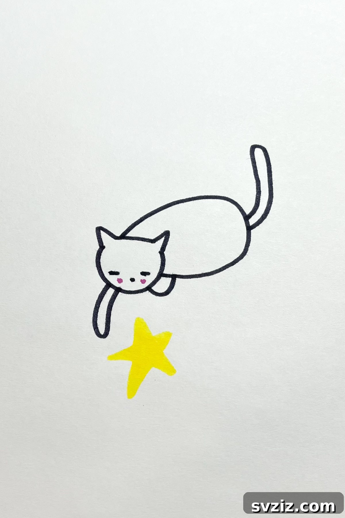 31 Stellar Star Drawing Prompts 19 kitten star drawing