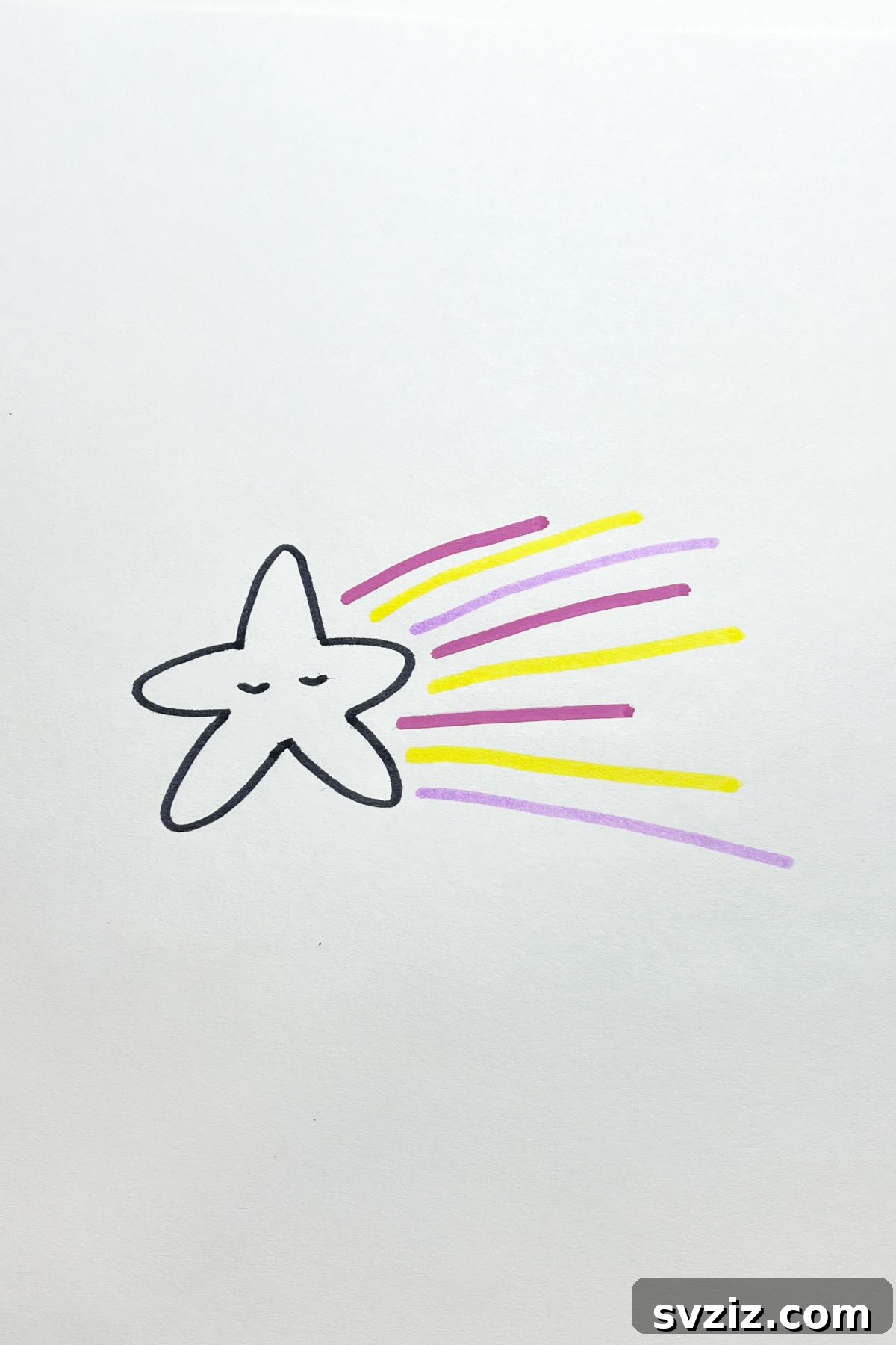 31 Stellar Star Drawing Prompts 29 colorful shooting star drawing