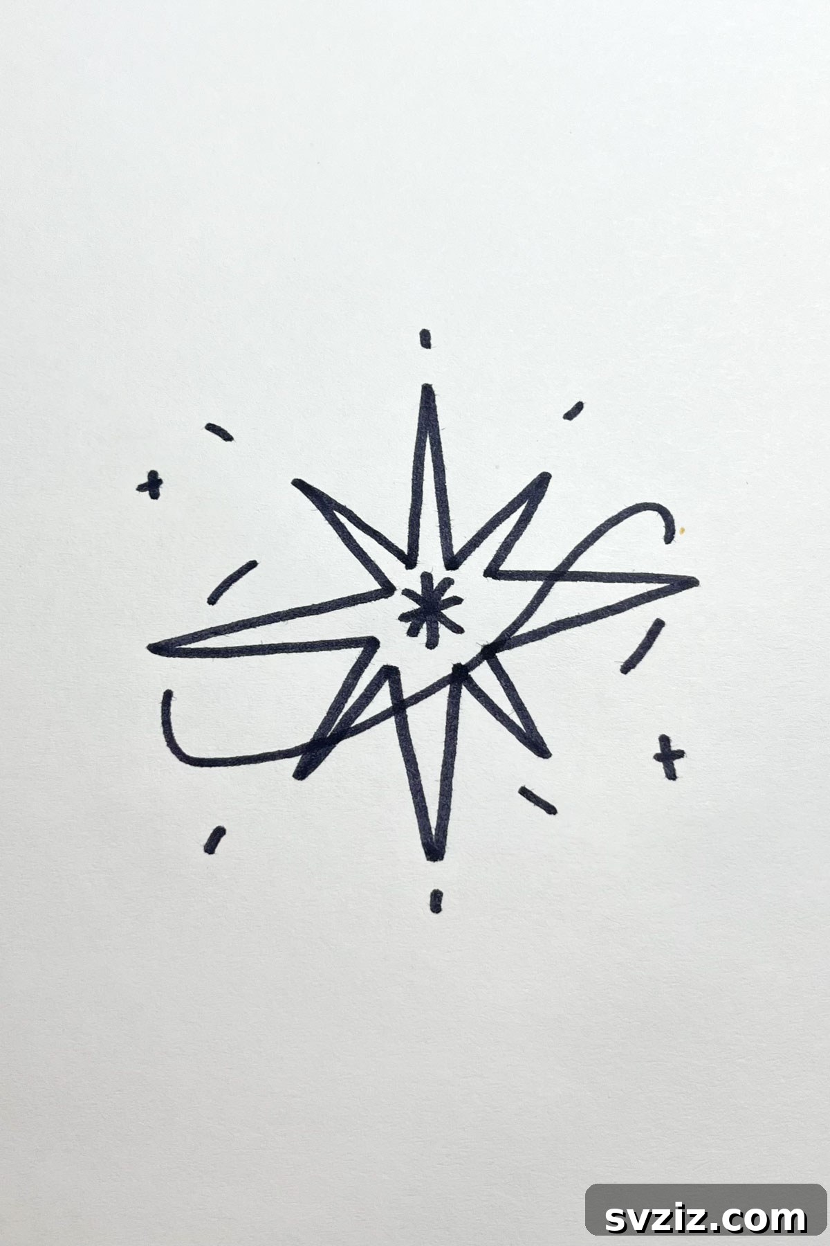 31 Stellar Star Drawing Prompts 6 starburst drawing