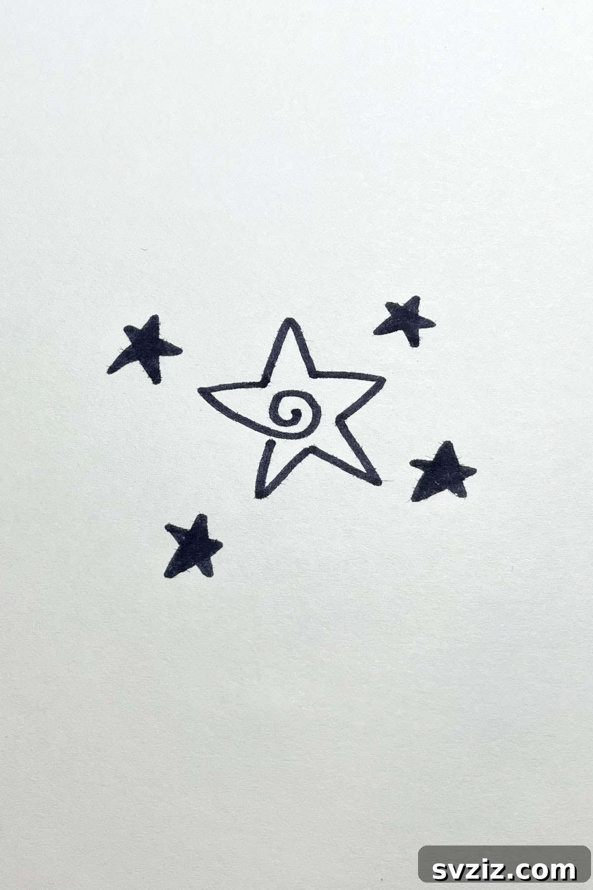 31 Stellar Star Drawing Prompts 7 spiral drawing