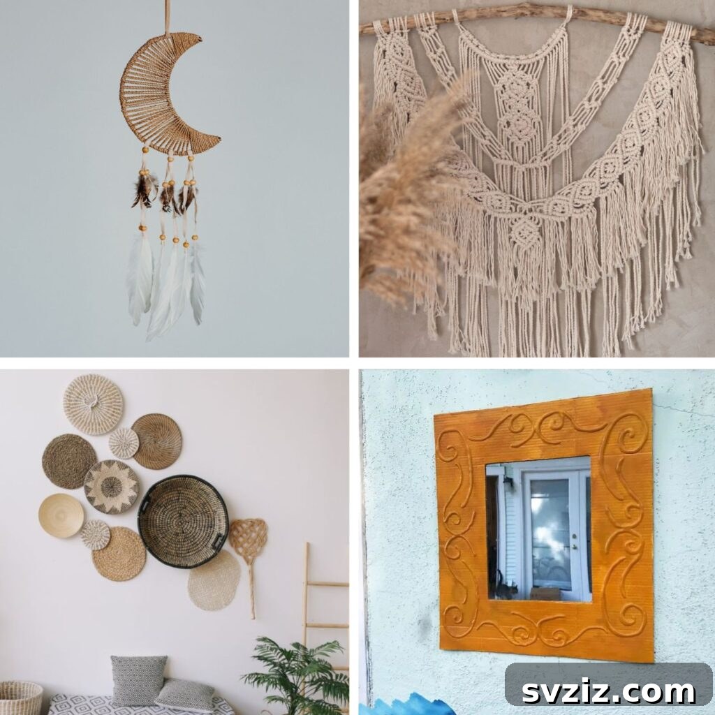 Create a Bohemian Oasis: Inspiring Wall Decor Ideas 2 Captivating Boho Wall Decor Ideas for a Bohemian Living Room