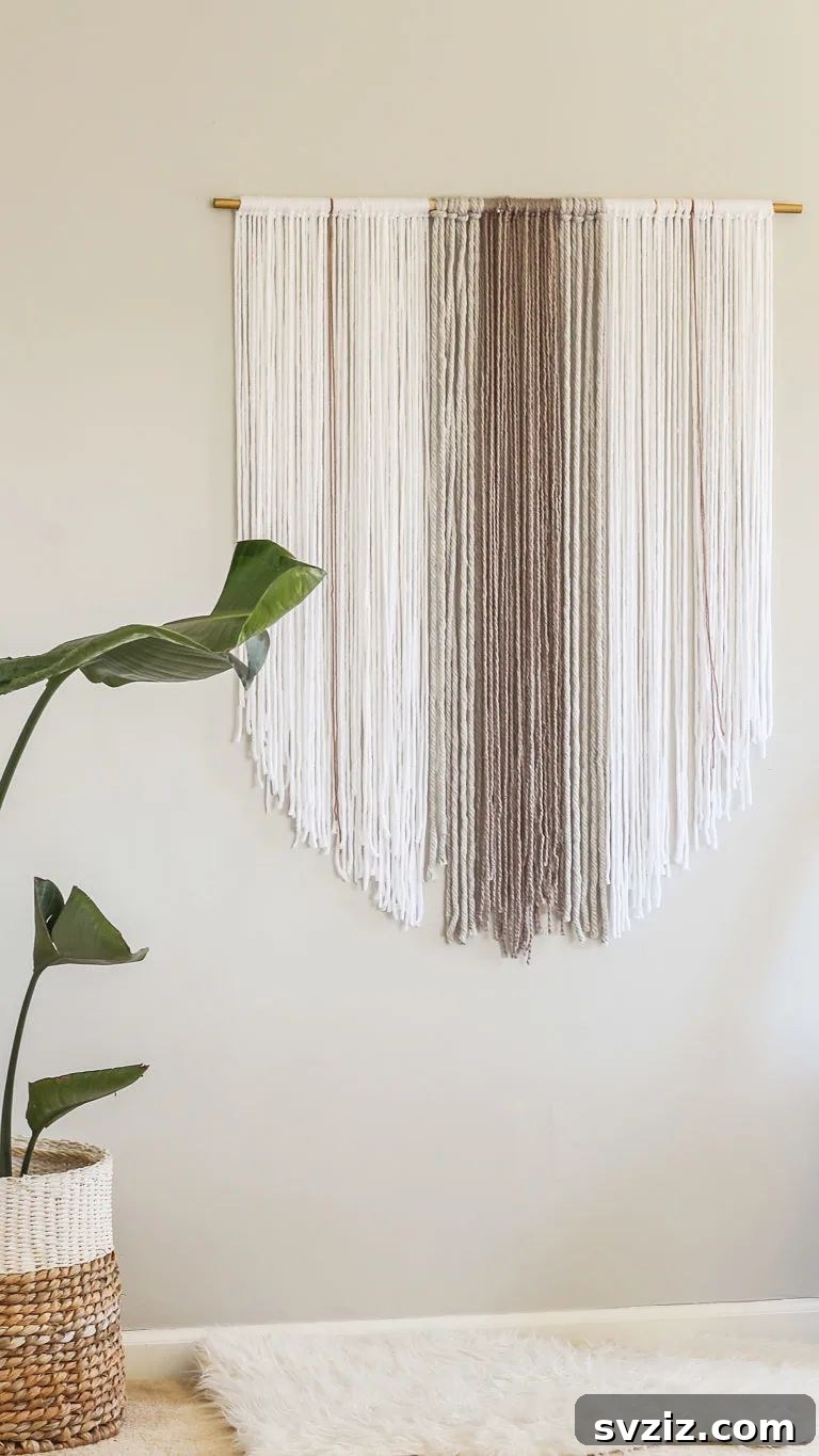 Create a Bohemian Oasis: Inspiring Wall Decor Ideas 12 Simple DIY Yarn Wall Hanging for Minimalist Boho Decor
