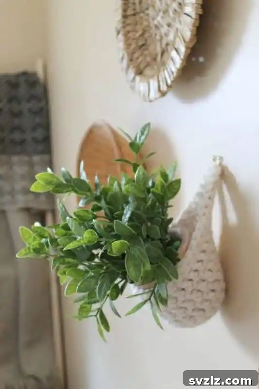 Create a Bohemian Oasis: Inspiring Wall Decor Ideas 13 DIY Crochet Plant Hanger for Bohemian Greenery