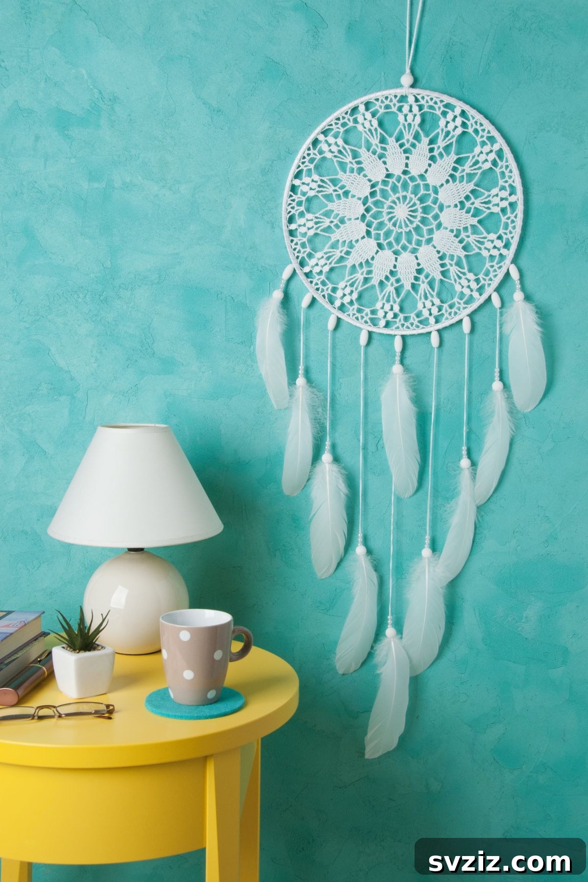 Create a Bohemian Oasis: Inspiring Wall Decor Ideas 16 Boho Feather Accented Dream Catcher Craft
