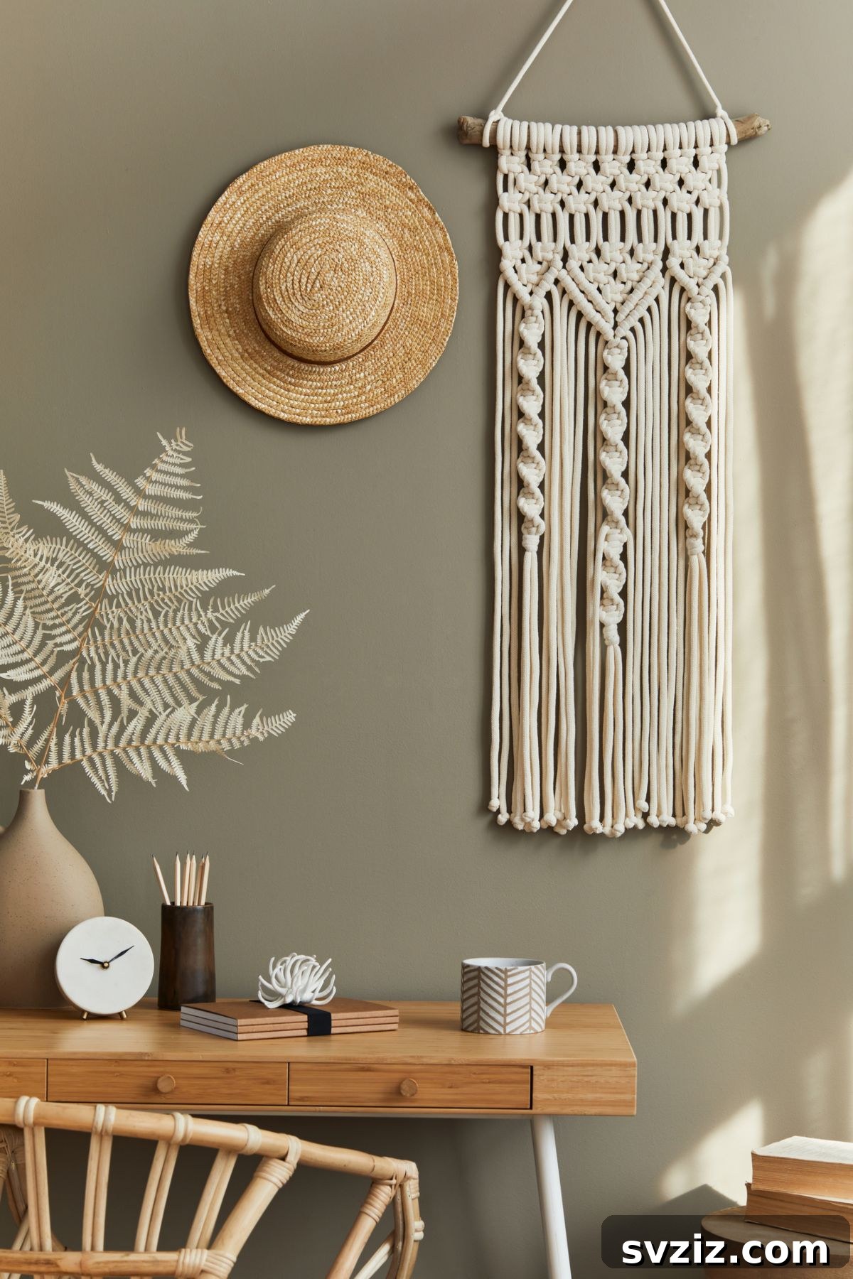 Create a Bohemian Oasis: Inspiring Wall Decor Ideas 17 Unique Pennant Macrame Wall Hanging Design