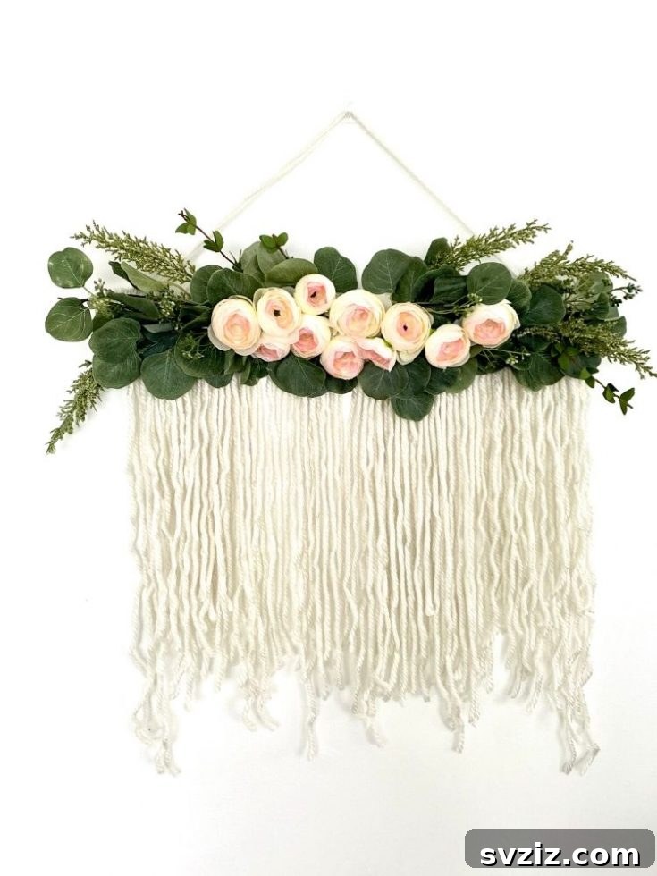  Floral Wall Hanging