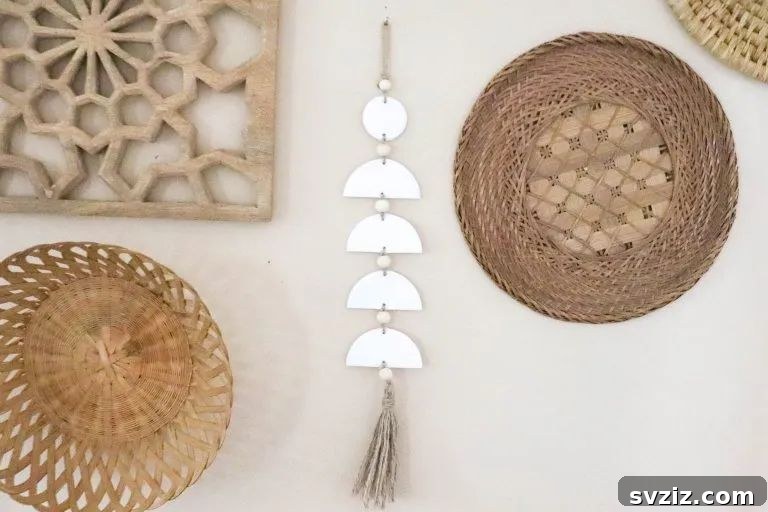 31 Bohemian Living Room Inspirations 7 Clay Wall Hanging