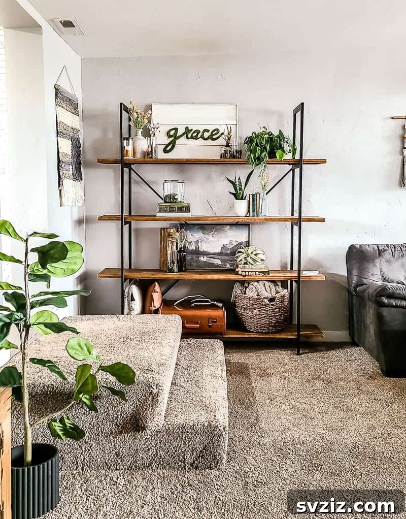 31 Bohemian Living Room Inspirations 9 Themed Bookshelf Accents