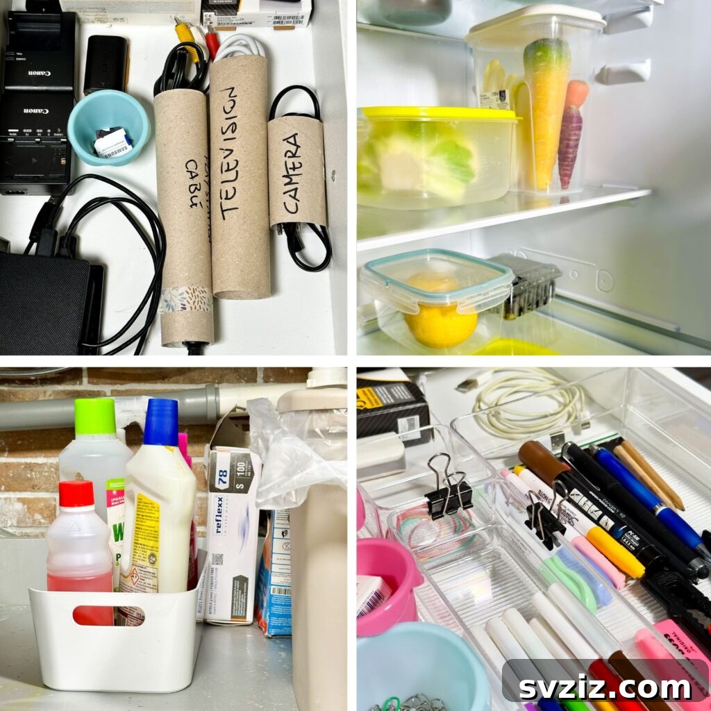 21 Clever Ways to Declutter Your Home Without Spending a Fortune 2 cheap ways to organize home