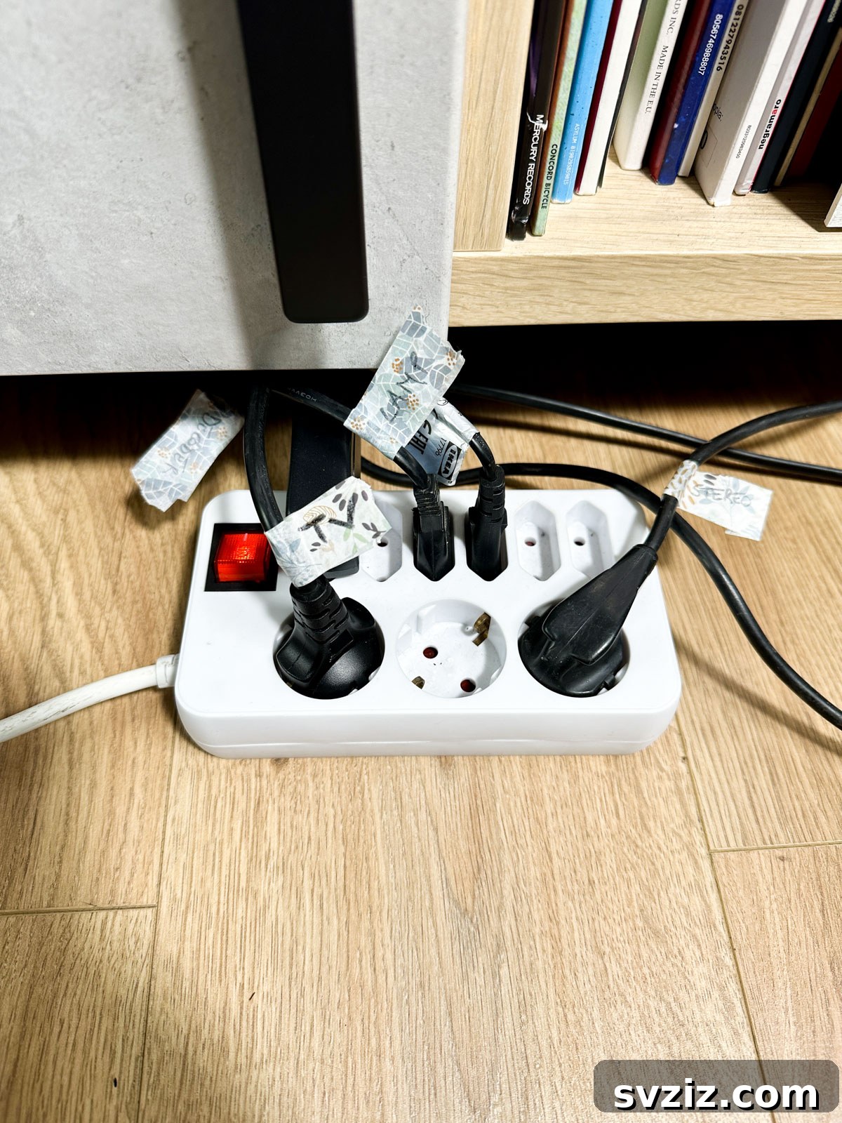 21 Clever Ways to Declutter Your Home Without Spending a Fortune 10 Label Appliance Cords with Wash Tape