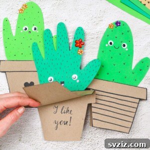 Sprouting Handprint Cacti 7 DIY Handprint Cactus paper craft featured image