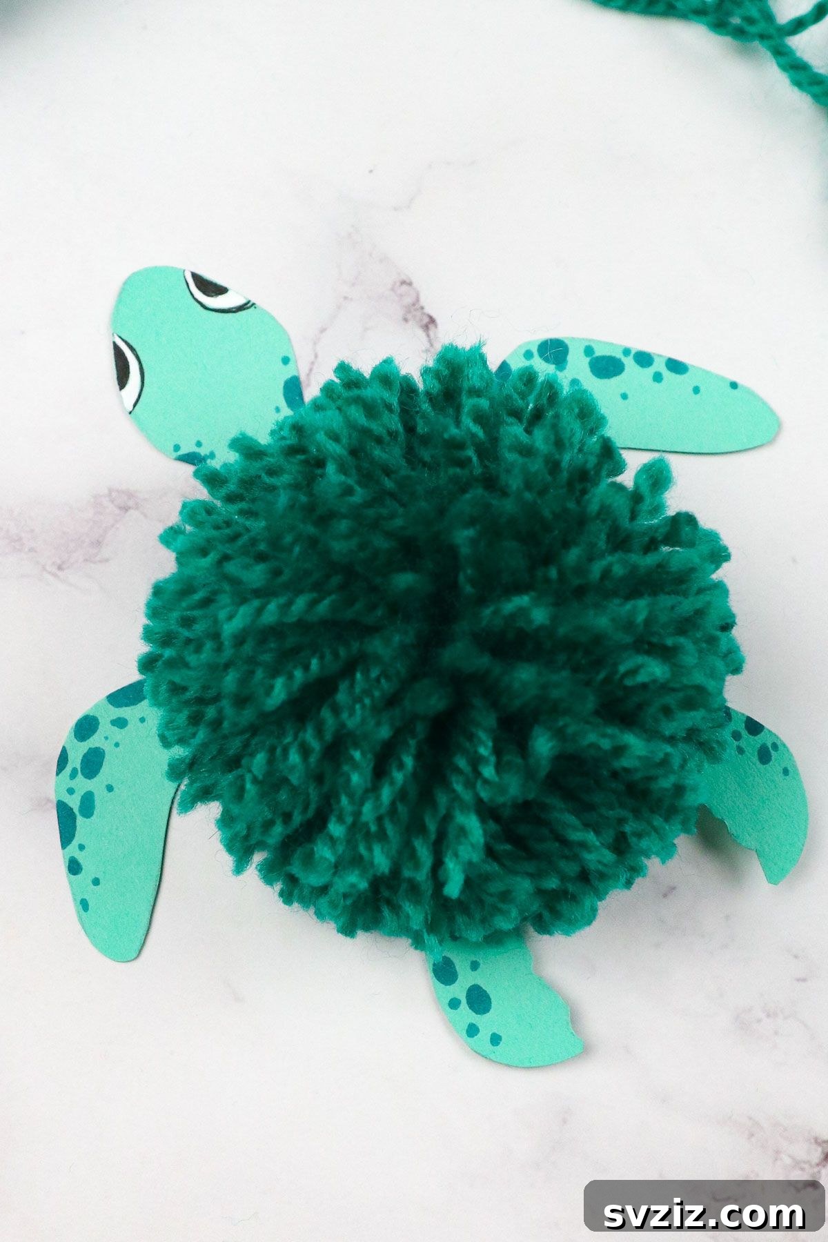 Make Your Own Yarn Turtle Friends 6 Creative idea for a handmade yarn turtle craft