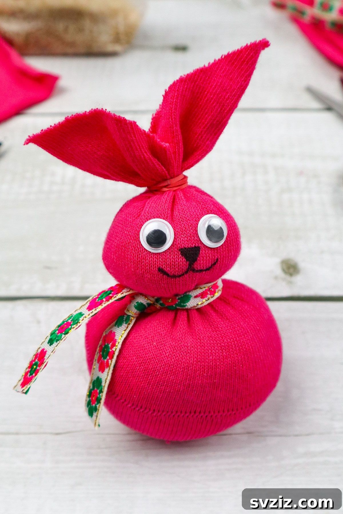 DIY Easter Sock bunny