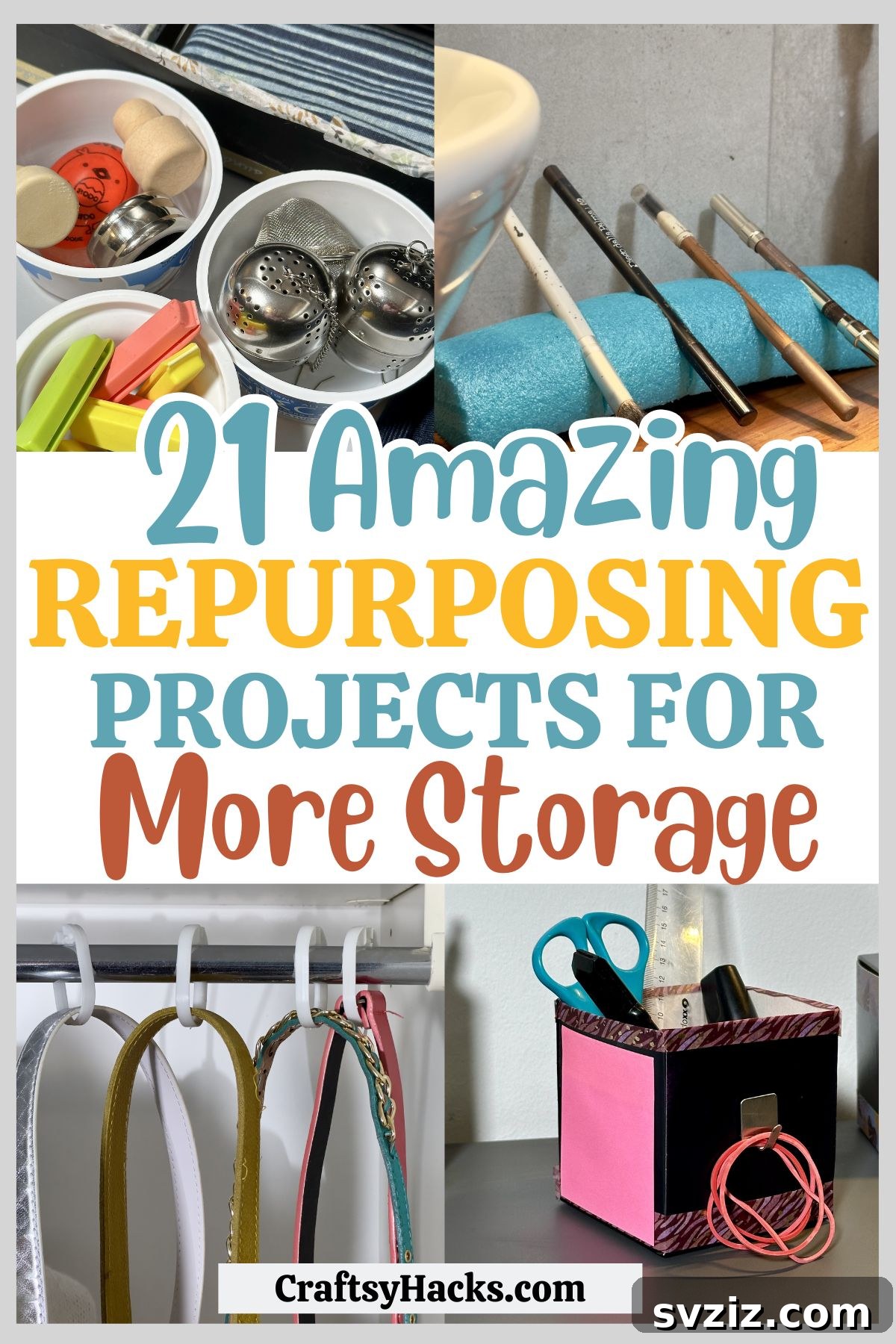 21 Repurposing Ideas to Increase Storage and Organize Your Home