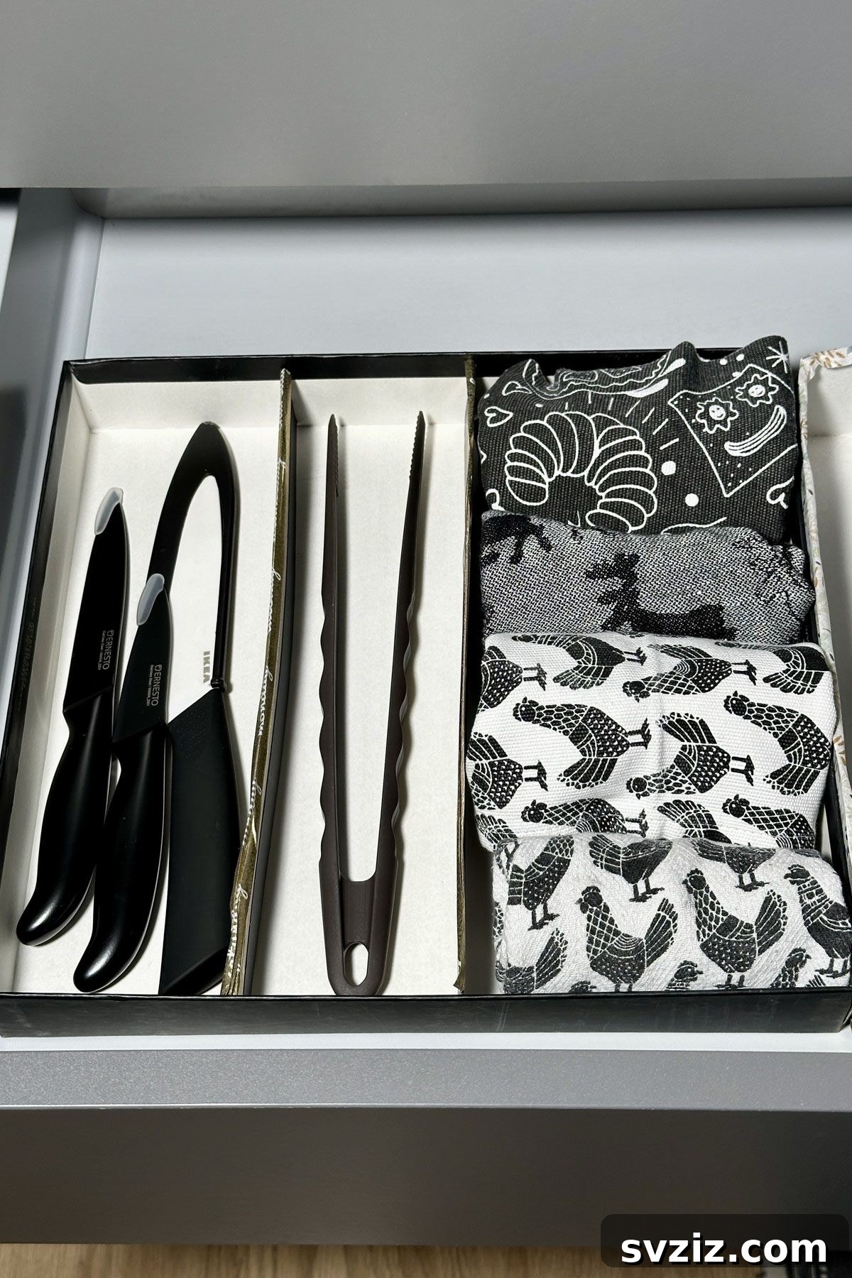 DIY drawer organization: turning boxes into custom organizing trays