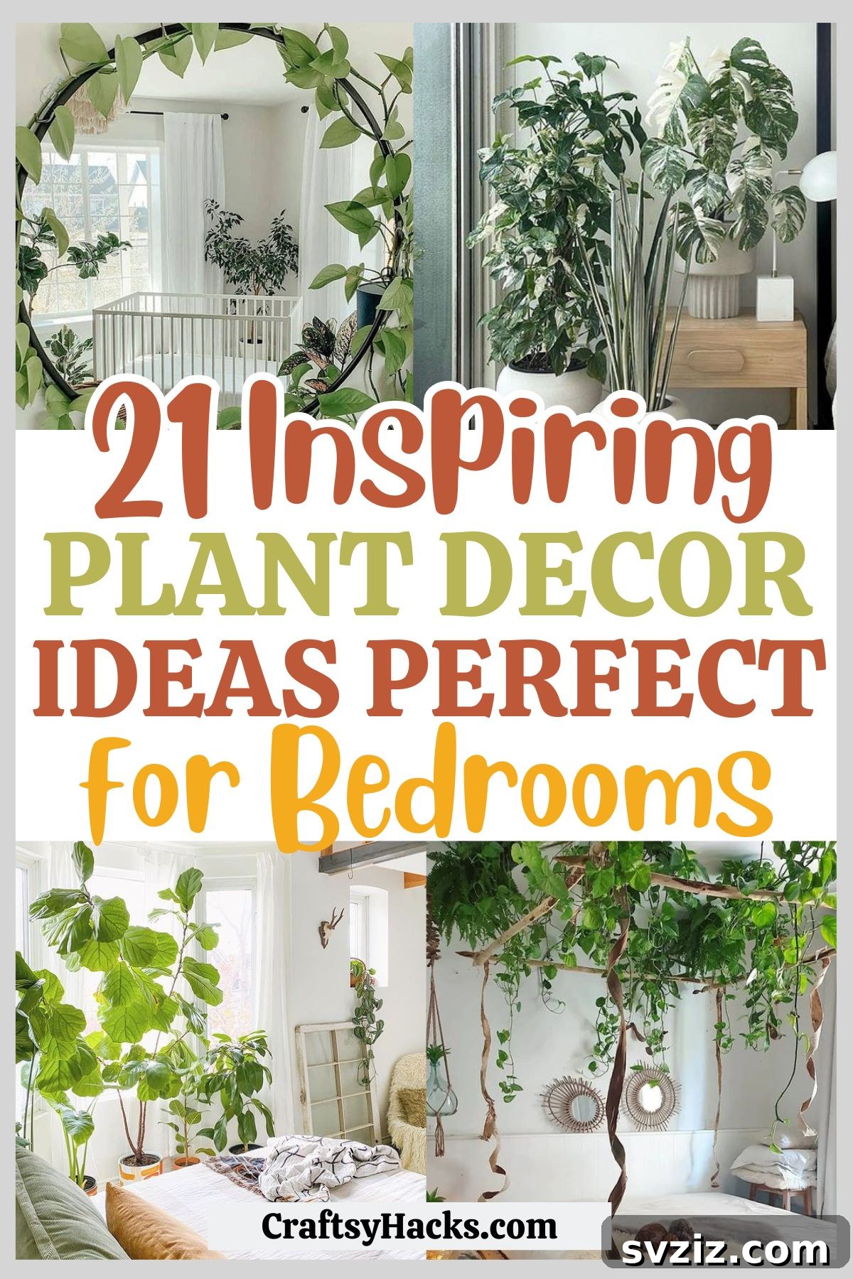 21 Ways to Create a Bedroom Oasis with Plants 2 Elevate your bedroom's ambiance with creative indoor plant ideas that seamlessly blend with any bedroom decor style. From hanging planters to elegant floor plants, discover how adding a touch of nature can be the ultimate bedroom inspiration.