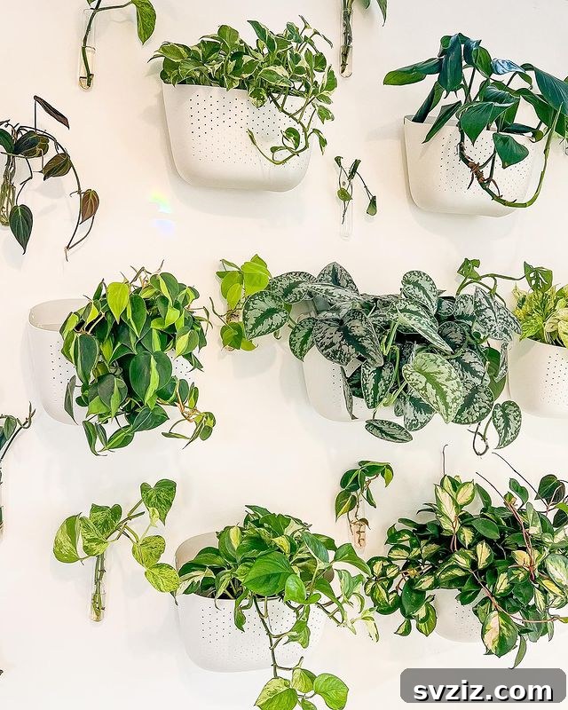 21 Ways to Create a Bedroom Oasis with Plants 8 plant wall