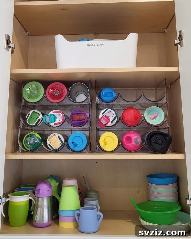 21 Genius Cupboard Organization Hacks 21 Cup Caddy for organized and accessible drinkware storage