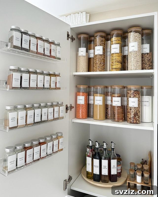 21 Genius Cupboard Organization Hacks 10 Label Everything With Stickers for elegant cupboard organization