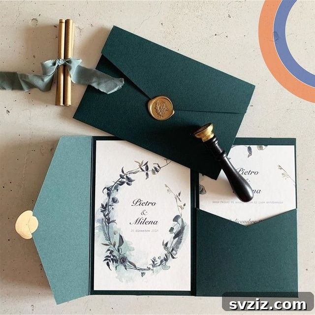 31 Inspiring Wedding Stationery Designs 15 Dark Botanics with Envelope