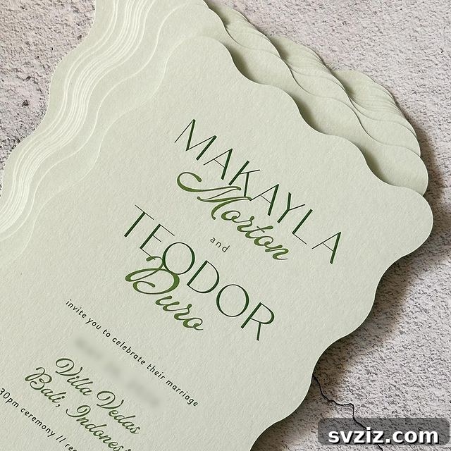 31 Inspiring Wedding Stationery Designs 18 Specific Cut Card