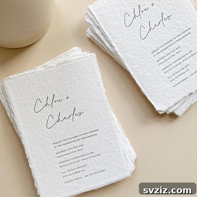 31 Inspiring Wedding Stationery Designs 22 Handmade Paper Minimalist