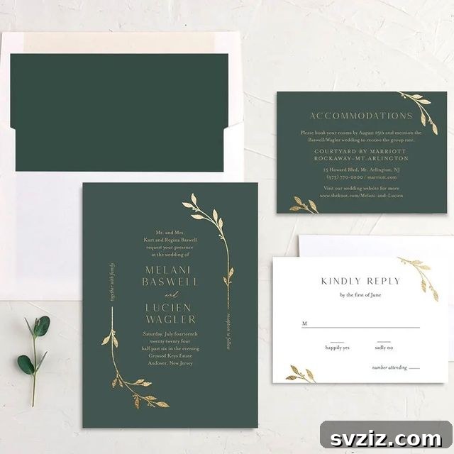 31 Inspiring Wedding Stationery Designs 31 Minimal Botanical