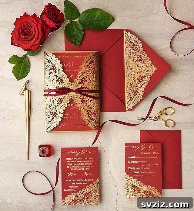 31 Inspiring Wedding Stationery Designs 6 Delicate Lacy Overlays