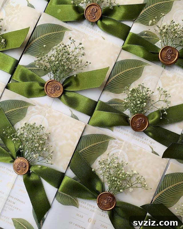 31 Inspiring Wedding Stationery Designs 9 Ribbon Botanic Set