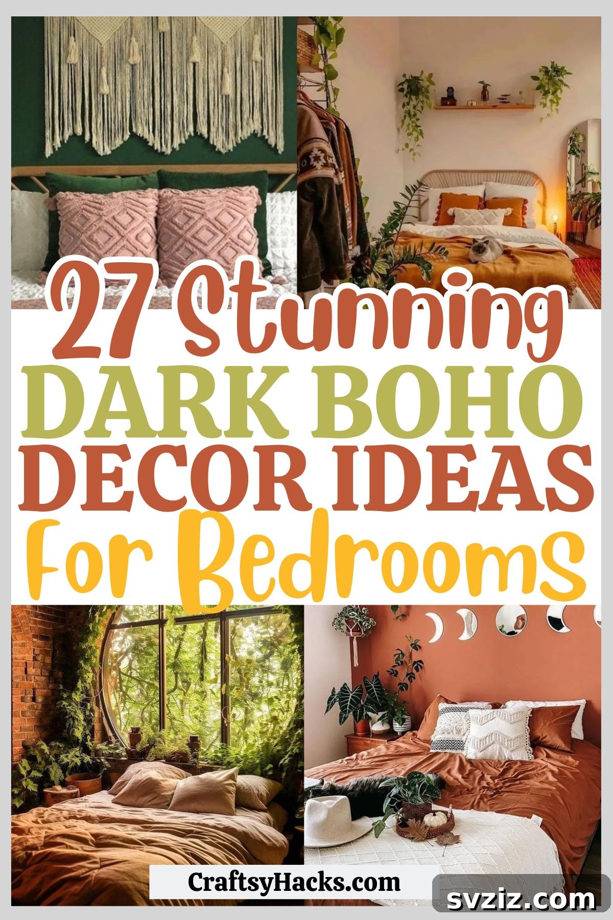 27 Captivating Dark Boho Bedroom Designs 2 Dark Boho Bedroom Decor Ideas: A Guide to Moody Bohemian Style