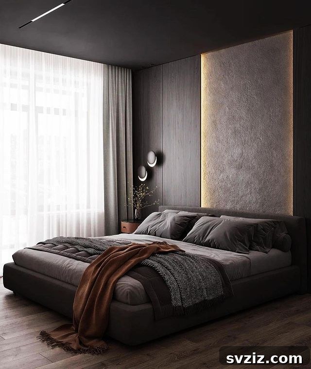27 Captivating Dark Boho Bedroom Designs 8 Layering Textures in a Dark Boho Bedroom