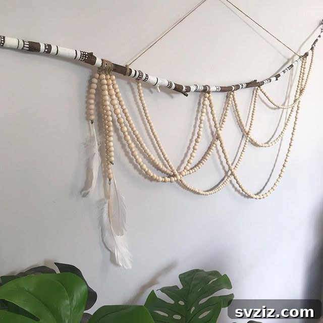 Bohemian Room Decor: 41 Inspiring Ideas 17 Beaded Wall Hanging