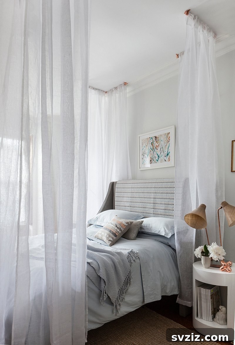 Bohemian Room Decor: 41 Inspiring Ideas 23 Canopy Bed