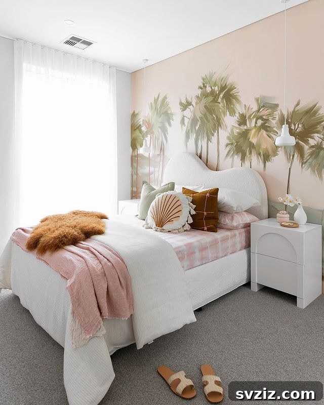 Bohemian Room Decor: 41 Inspiring Ideas 32 coastal boho mural