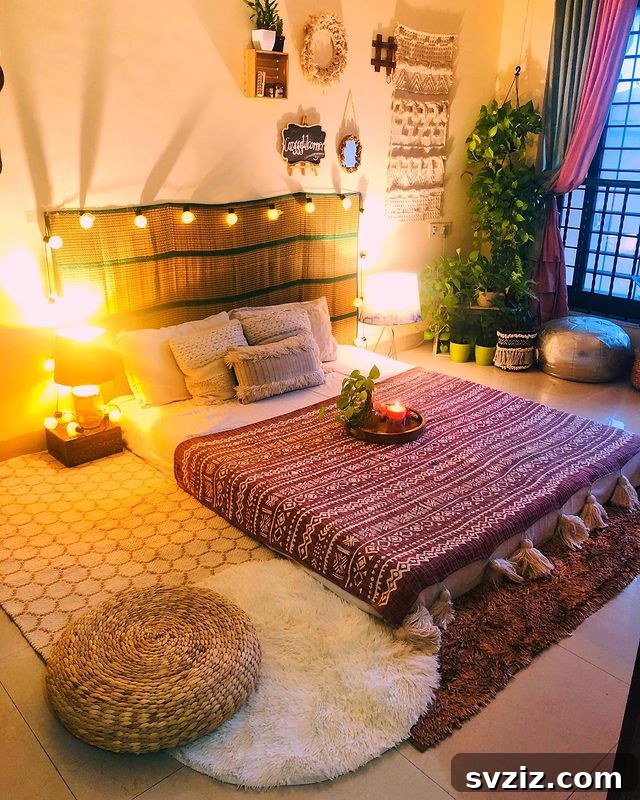 Bohemian Room Decor: 41 Inspiring Ideas 6 floor bed