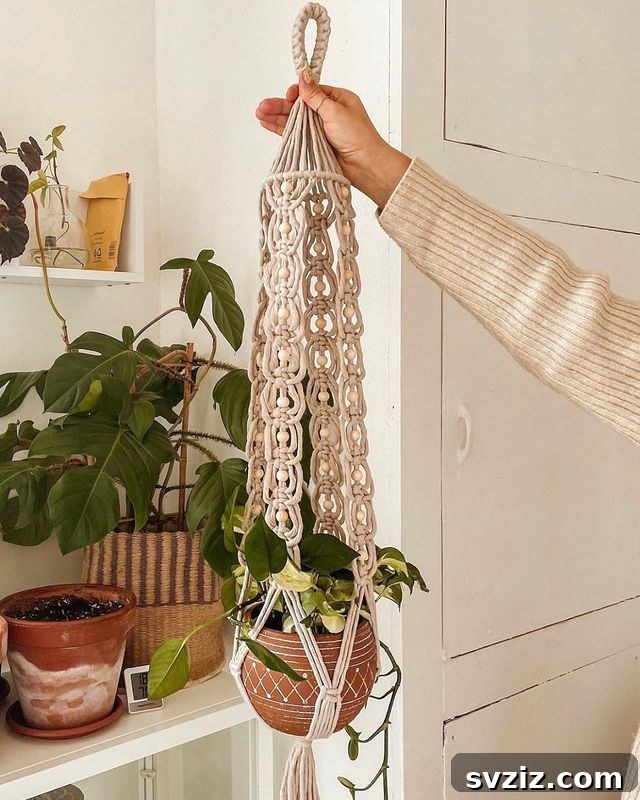 Bohemian Room Decor: 41 Inspiring Ideas 7 Macrame Plant Hangers