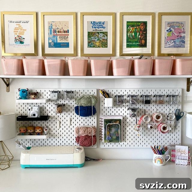 Craft Room Magic: Smart Hacks for Small Spaces 12 Floating Shelves