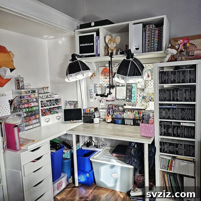 Craft Room Magic: Smart Hacks for Small Spaces 19 Utilize Corner Space