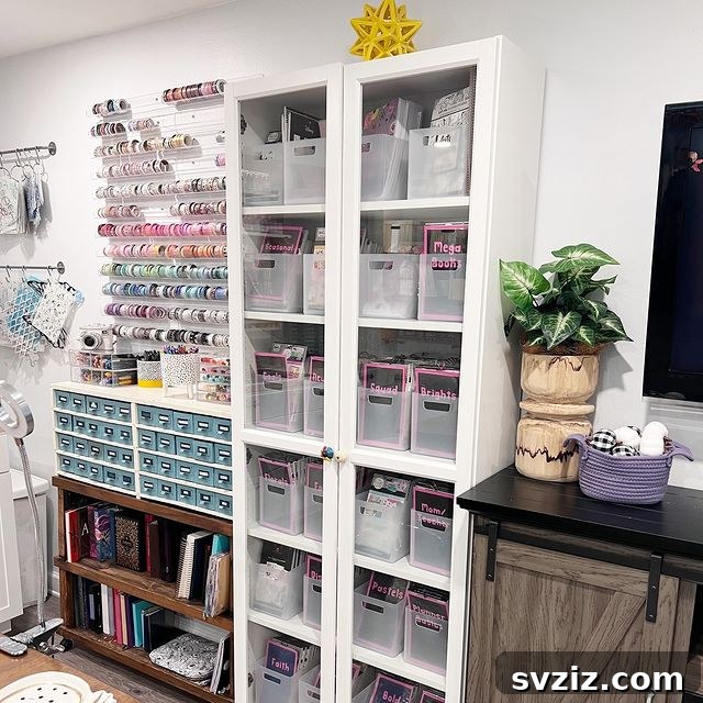Craft Room Magic: Smart Hacks for Small Spaces 24 Floor to Ceiling Storage
