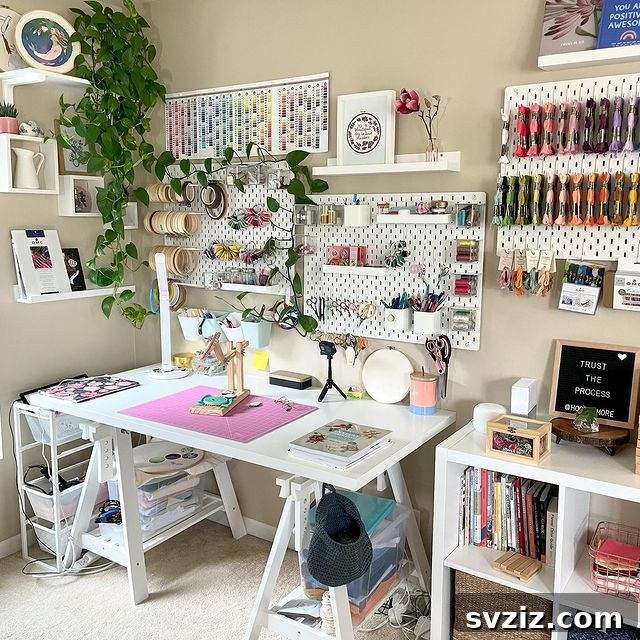 Craft Room Magic: Smart Hacks for Small Spaces 4 Pegboard Storage