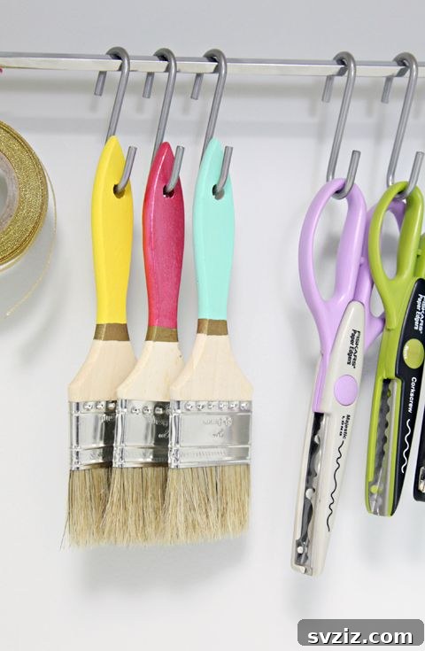 Towel Hooks to Hang Paint Brushes
