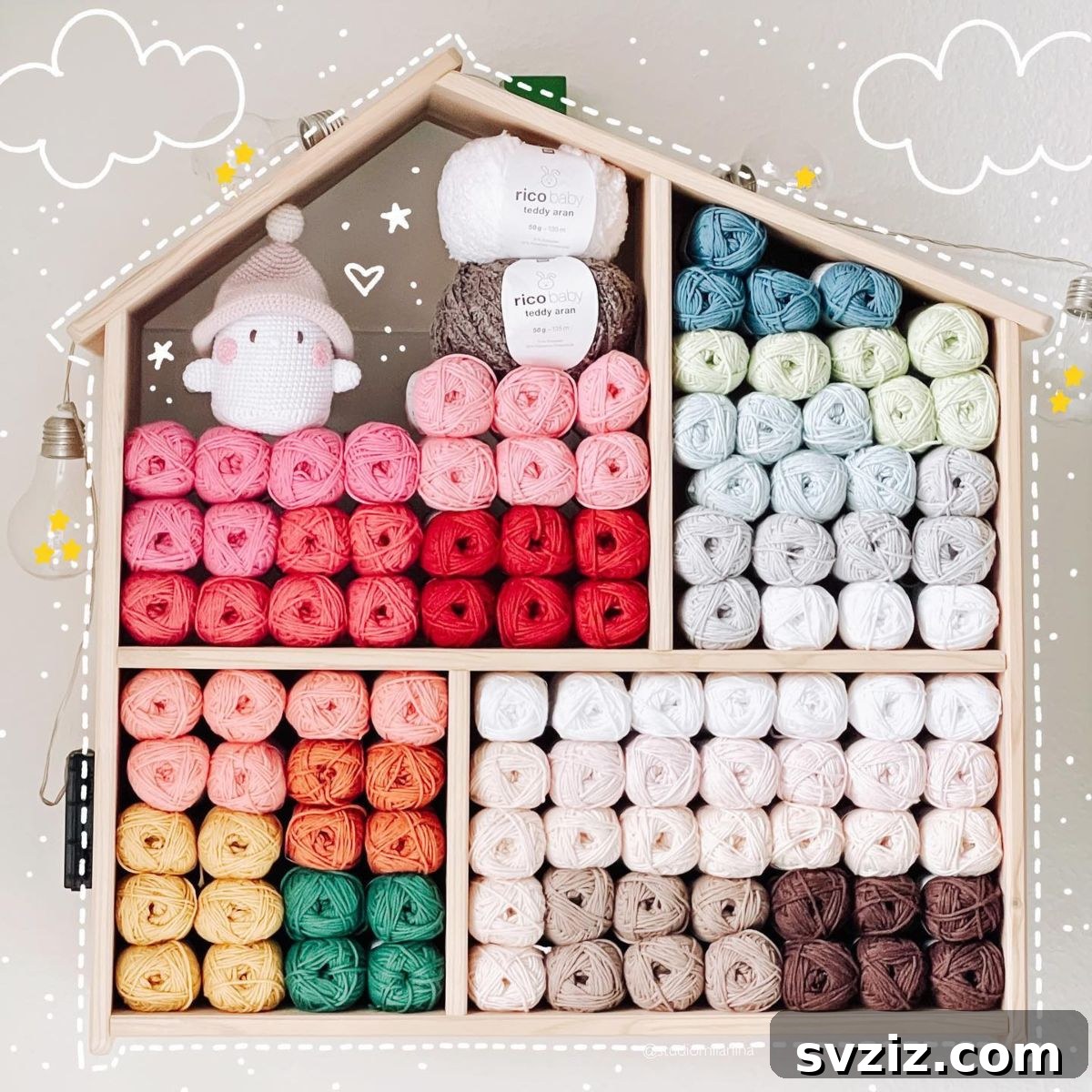  IKEA Doll House to Store Yarn