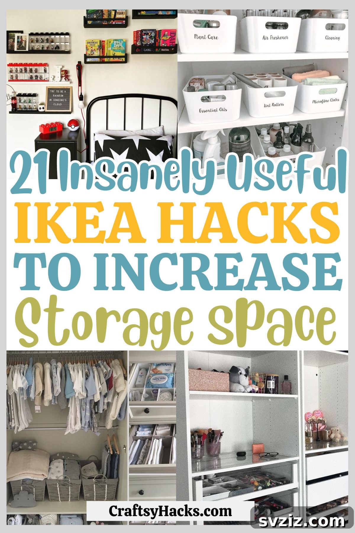  IKEA Hacks to increase storage