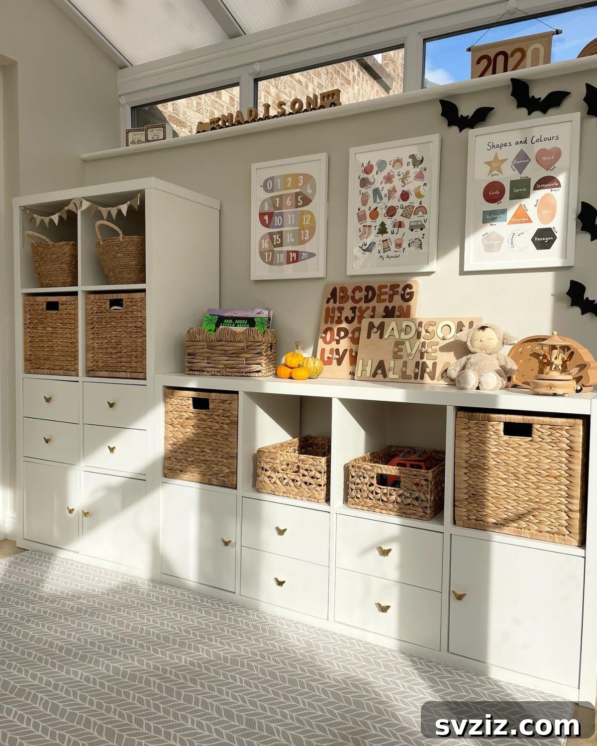  IKEA Kallax Playroom Storage