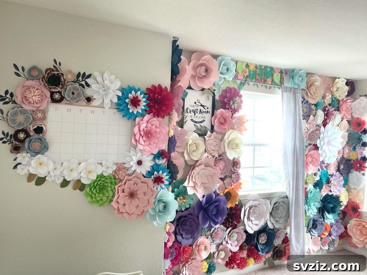 Artistic Flower Wall Decor