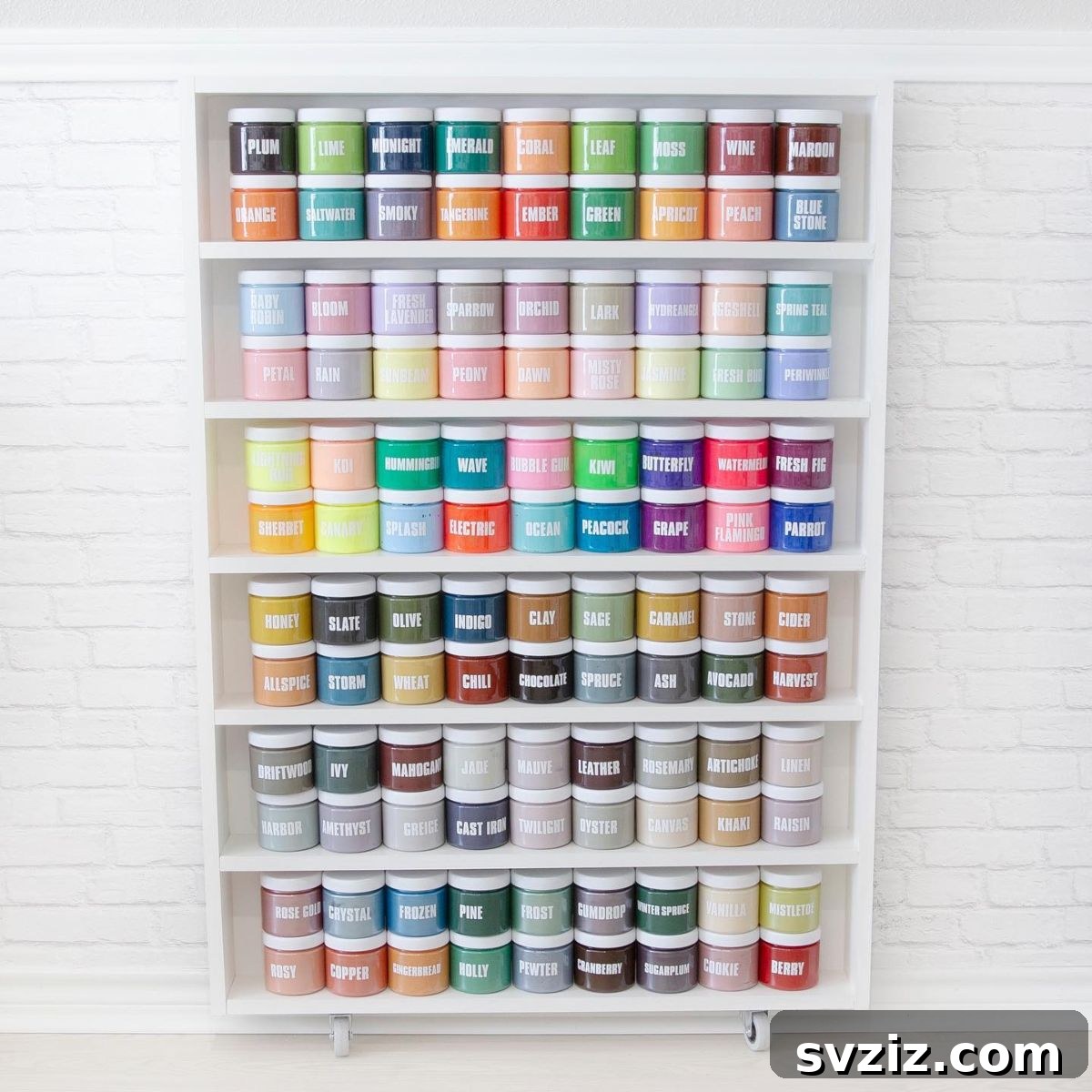 Organized Ink Cabinet for Crafts