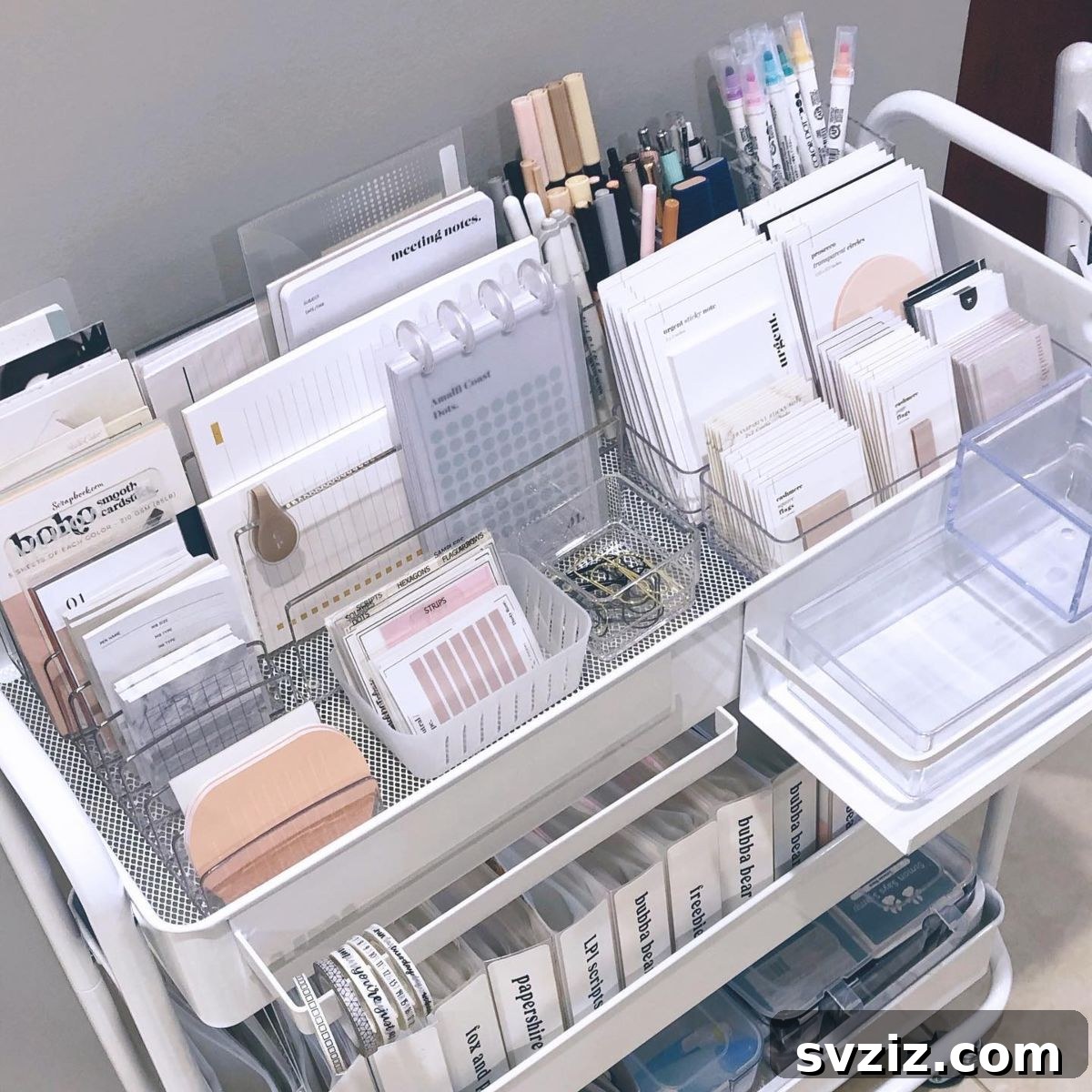Mobile Craft Cart for Planners